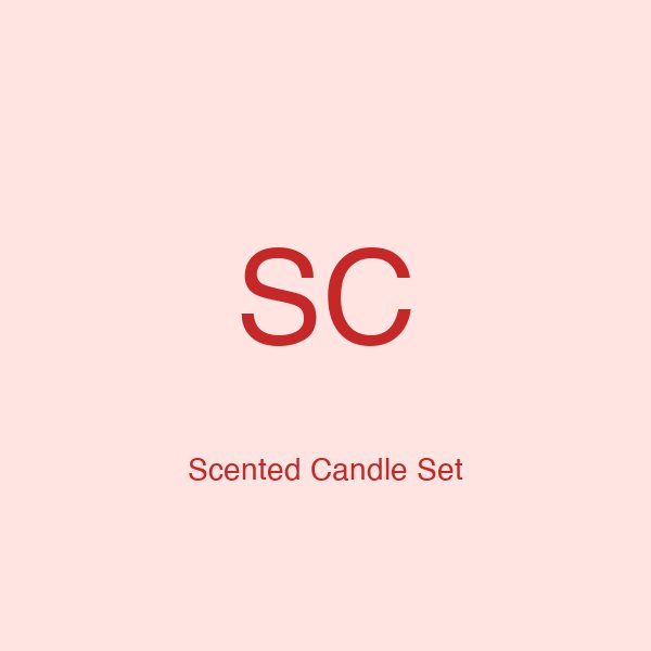 Scented Candle Set