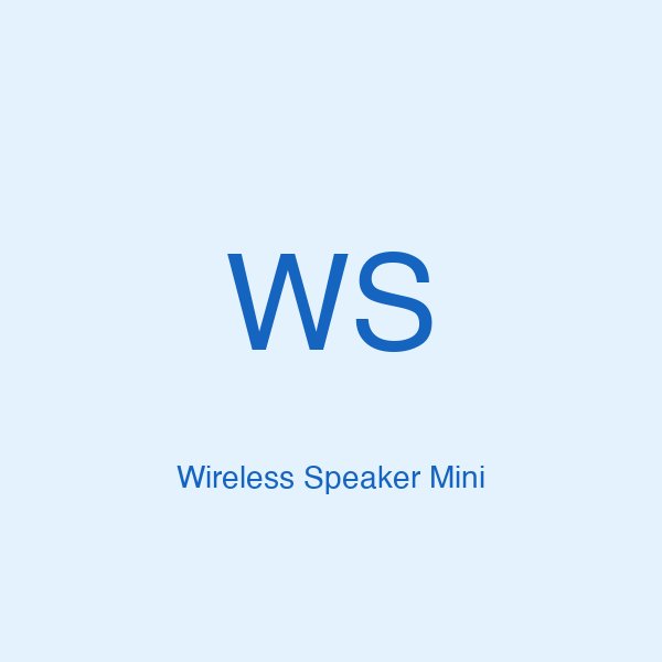 Wireless Speaker Mini