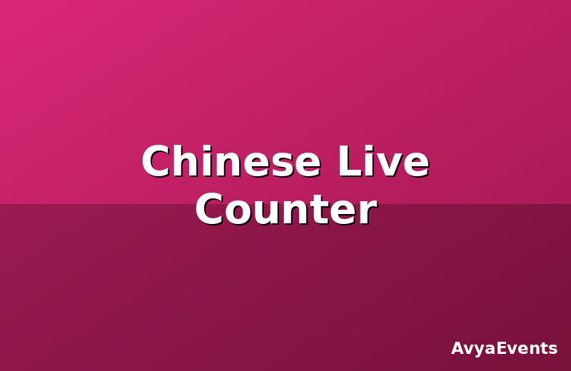 Chinese Live Counter