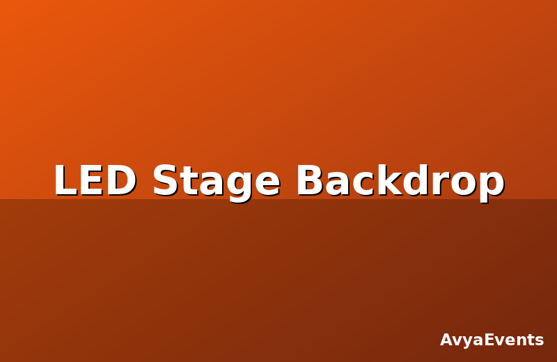 LED Stage Backdrop