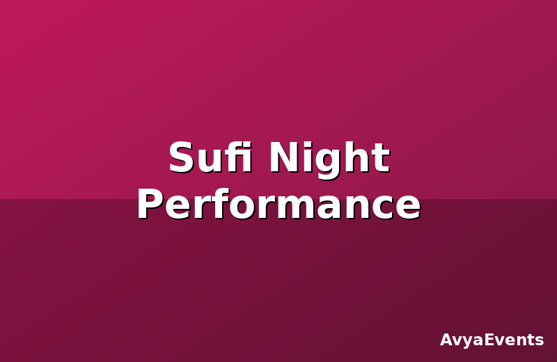Sufi Night Performance